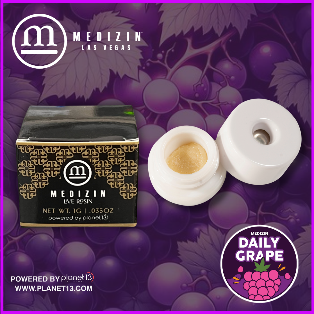 Photograph of product: Daily Grape 1g Live Rosin