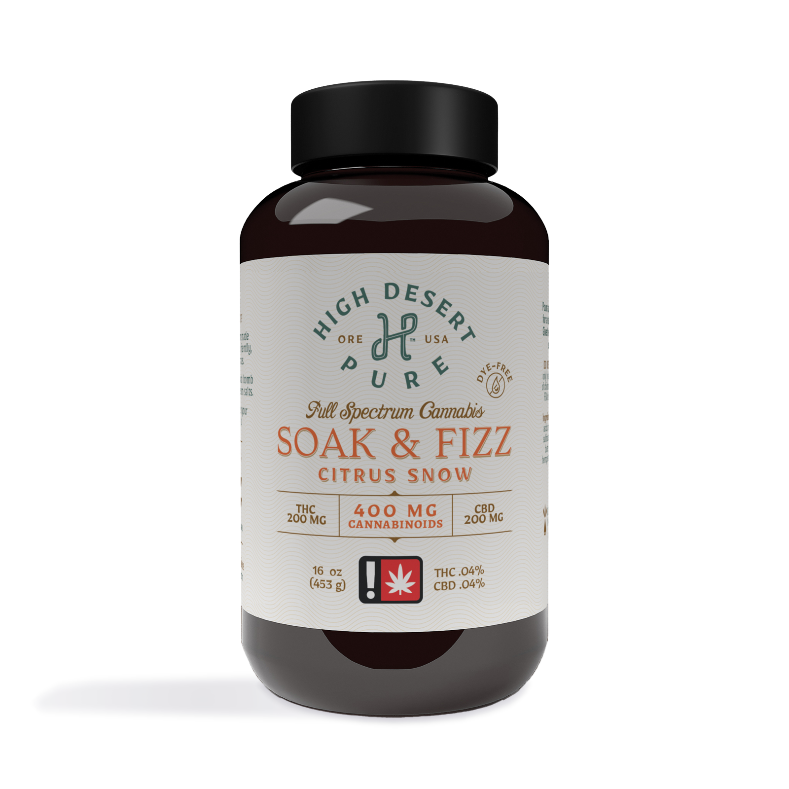 Photograph of product: 1:1 Citrus Snow Soak & Fizz