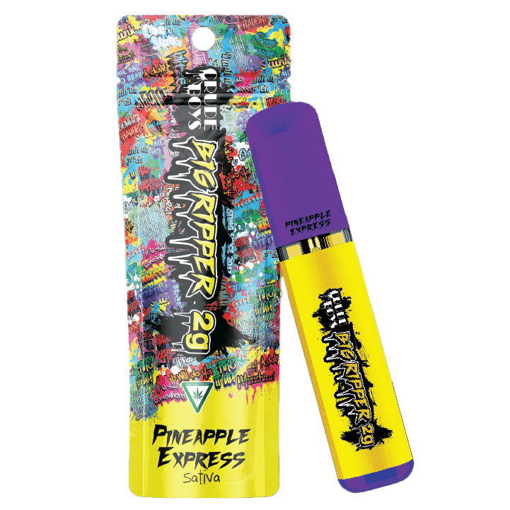 Photograph of product: Crude Boys Pineapple Express Disposable Rec