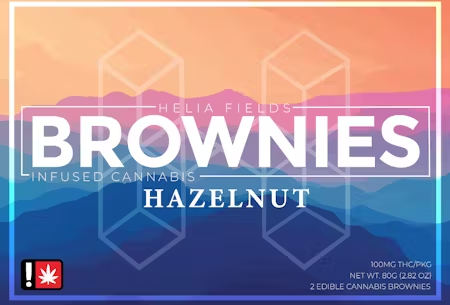 Photograph of product: Helia Fields | Hazelnut Brownies