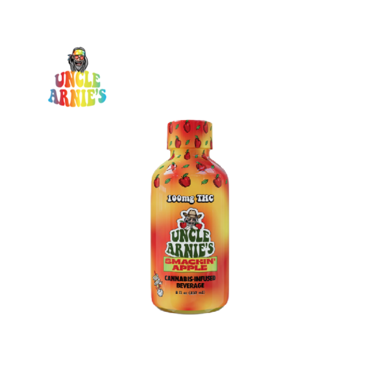 Photograph of product: SMACKING APPLE 100MG 8OZ. JUICE