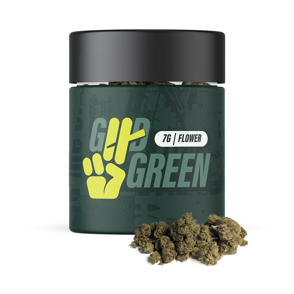 Photograph of Product: Good Green | Apple Cobbler | Hybrid | Mixed Bud | 7g