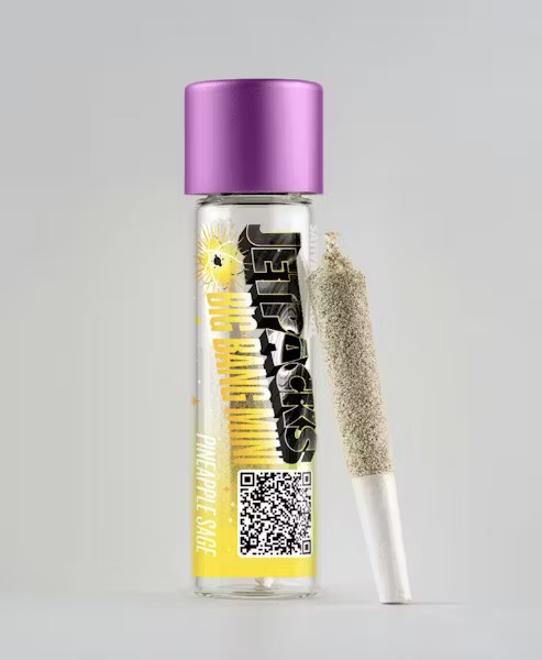Photograph of product: Jetpacks - Pineapple Sage Mini - 0.5g Pre-roll