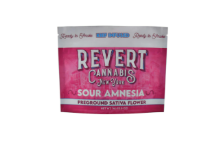 Photograph of product: F106 | Revert | Sour Amnesia | Infused Ready-to-Roll Flower - 14g