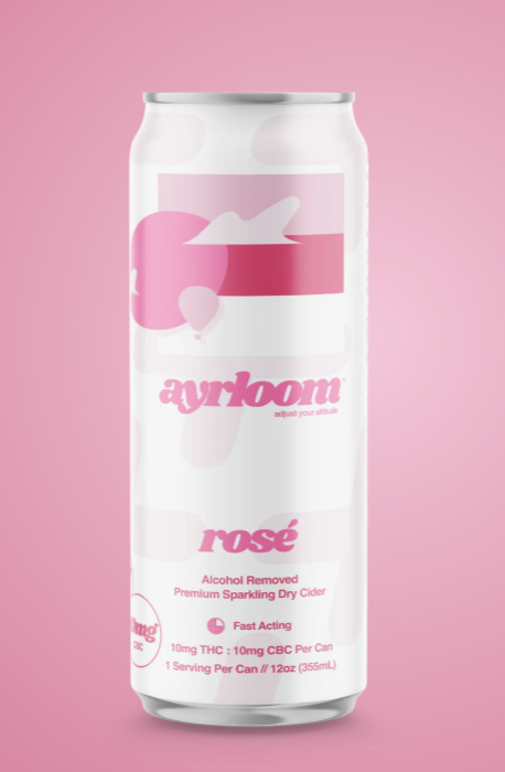Photograph of product: Ayrloom Rose 10MG Drink