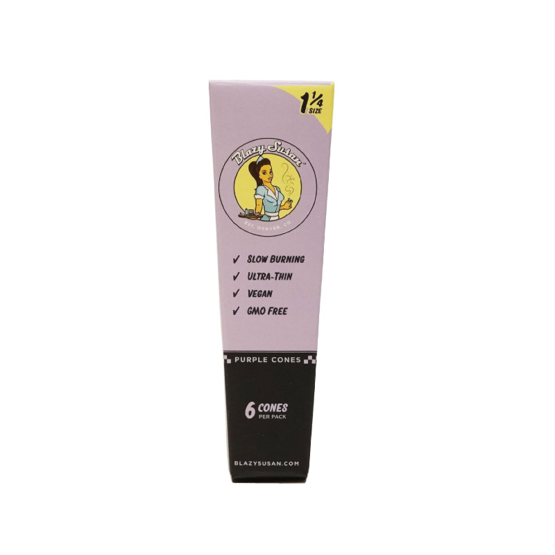 Photograph of product: Blazy Susan - Purple Paper Cones 6pk 1-1/4
