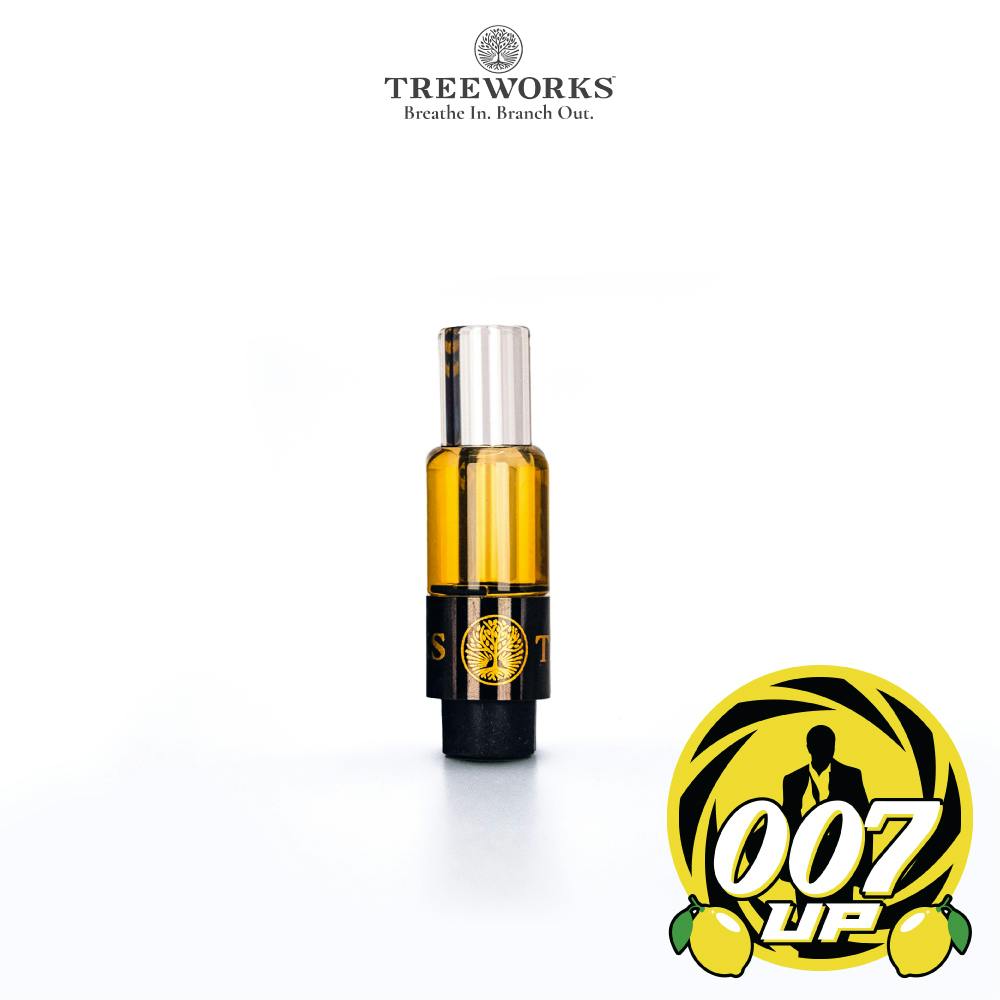 Photograph of product: 007 Up Live au chocolat Rosin Vape Cart | 0.5g