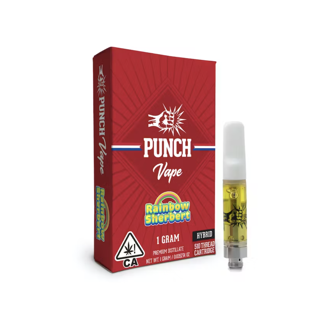 Photograph of product: Cartridge (Distillate) - Rainbow Sherbet