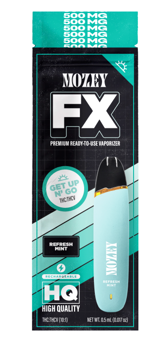 Photograph of product: Mozey Refresh Mint (S) 10:1 TH-oui:TH-ouiV Disposable 0.5g