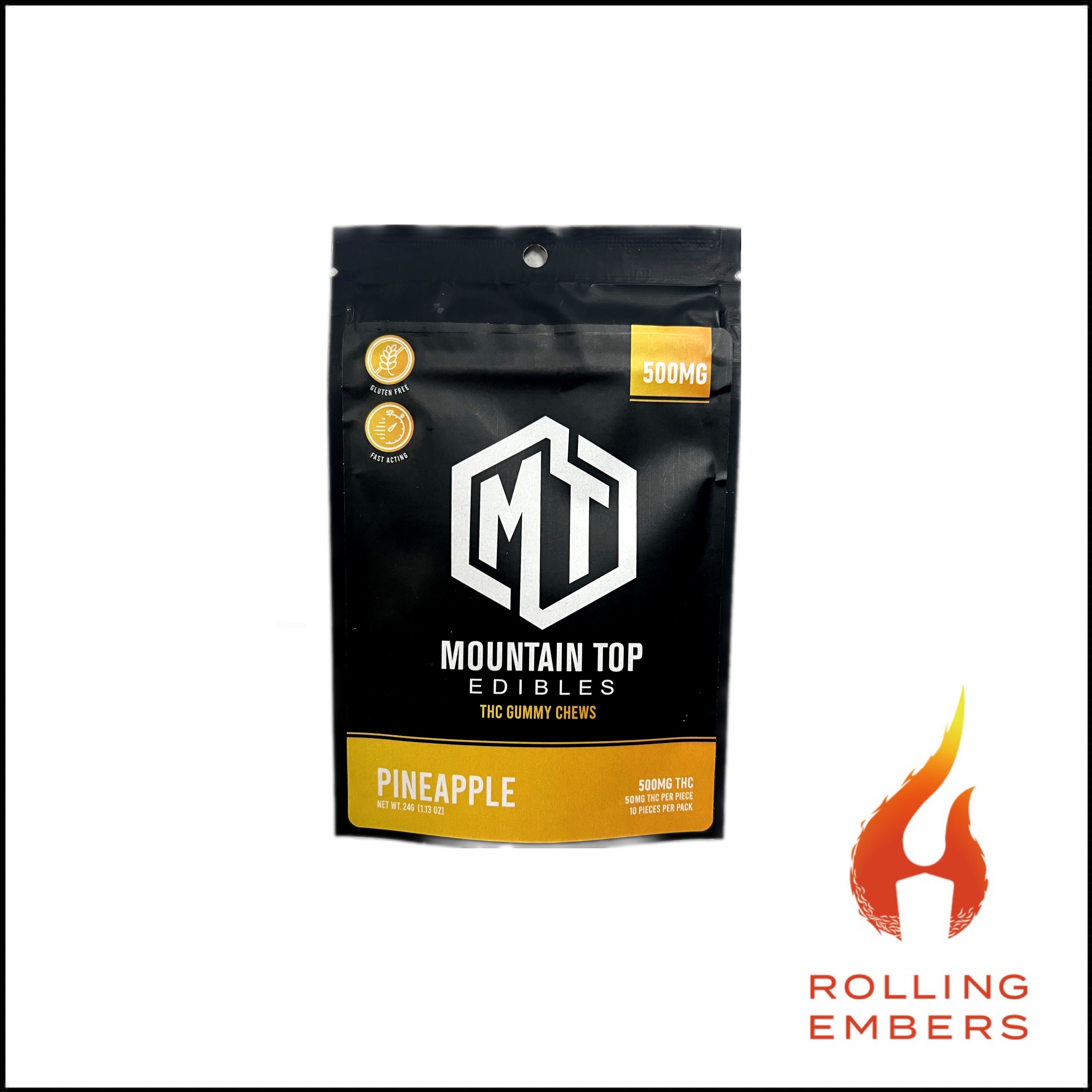 Photograph of product: Mt. Top | Pineapple | Gummies