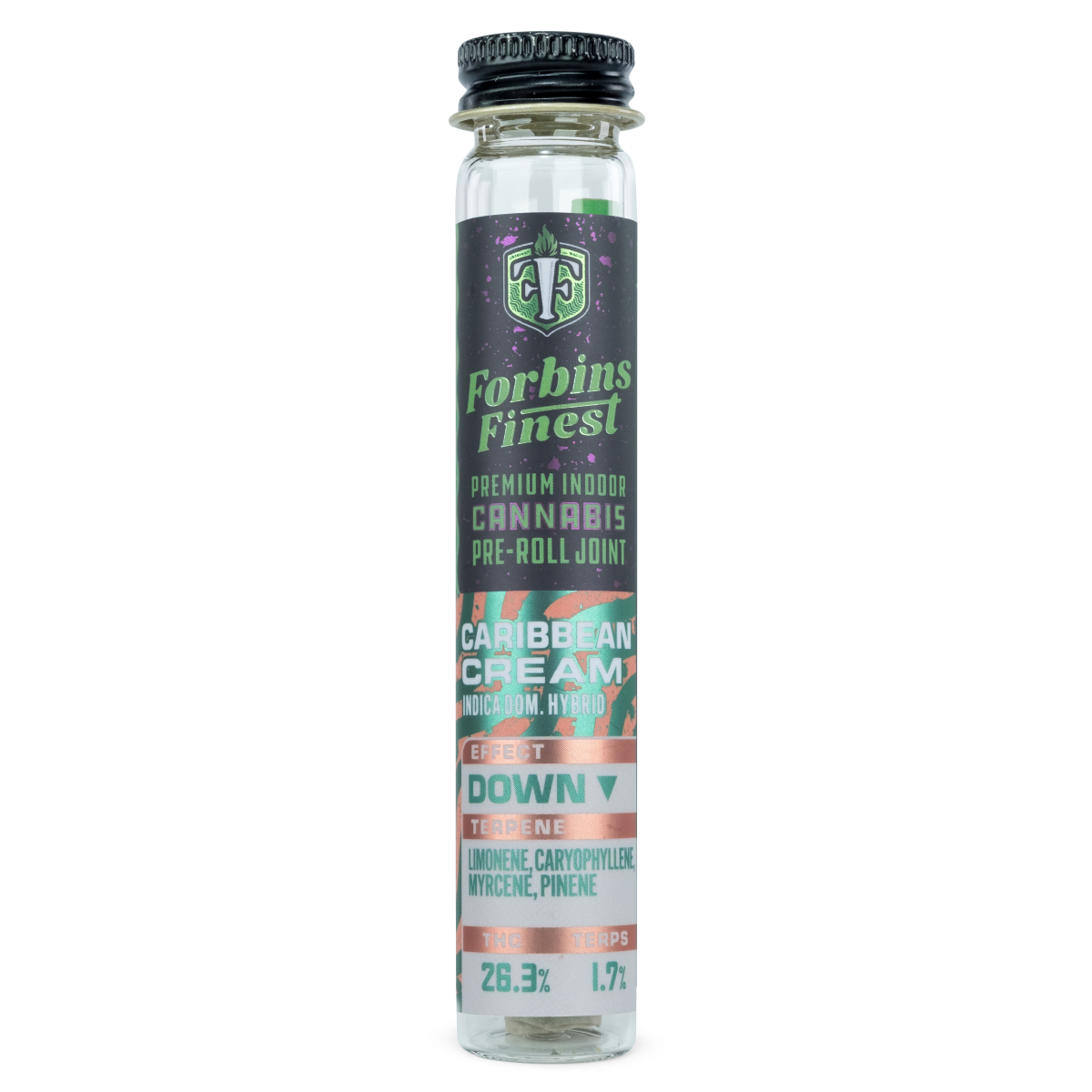 Photograph of product: Forbins Finest | Caribbean Cream | 1g Pre Roll
