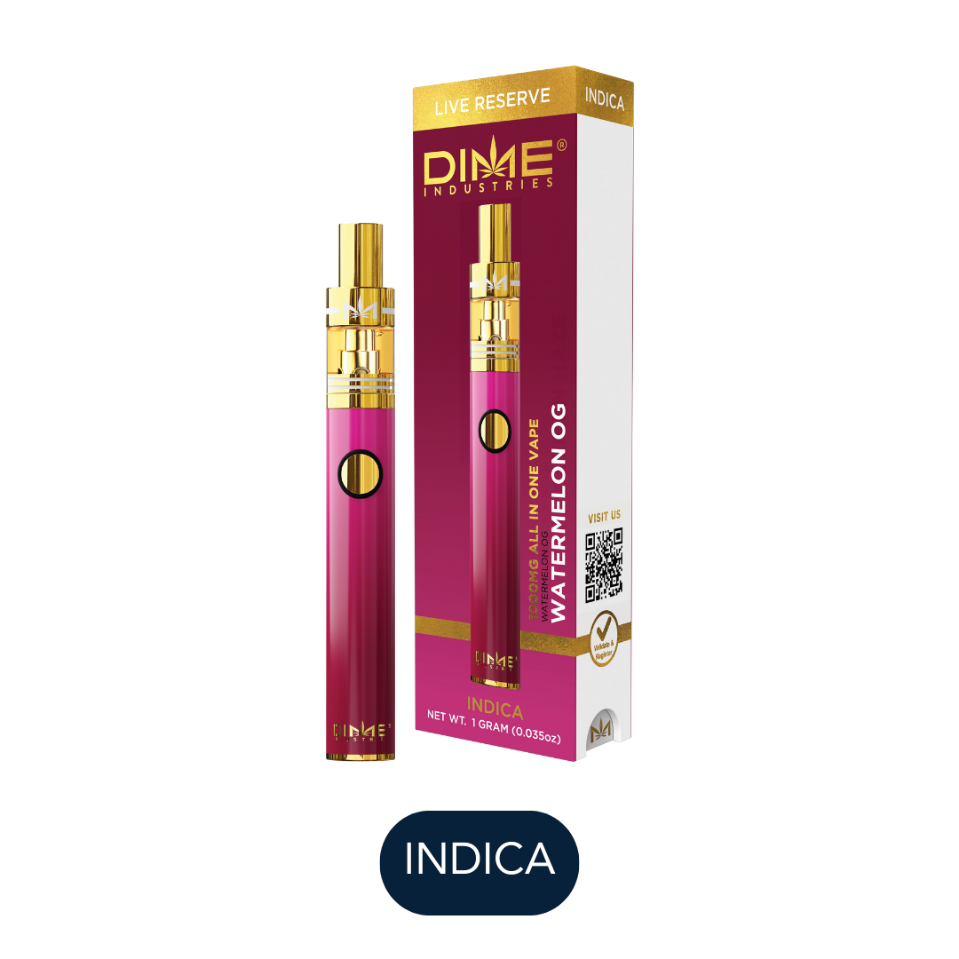 Photograph of product: Dime Industries - Live Resin - Watermelon Og - RTU - 1.0g