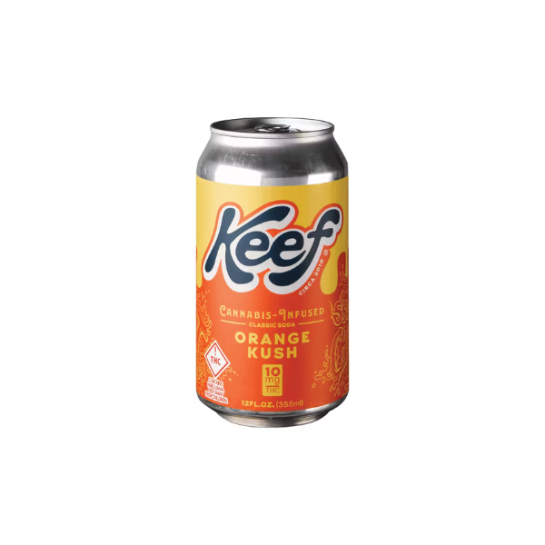 Photograph of product: Keef Orange Kush Xtreme Soda 100mg