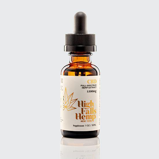 Photograph of Product: High Falls Hemp | CBD Tincture 1500mg | Full Spectrum