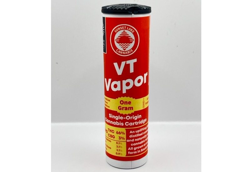 Photograph of Product: VT Vapor Sativa Cartridge 1g