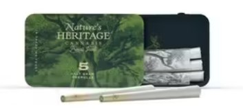 Photograph of product: Larry Bird Mintz Pre-Rolls | 5pk