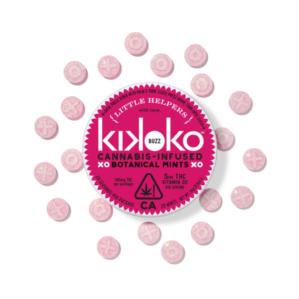 Photograph of product: BUZZ Kikoko Watermelon Basil Mints 5mg TH-oui - 