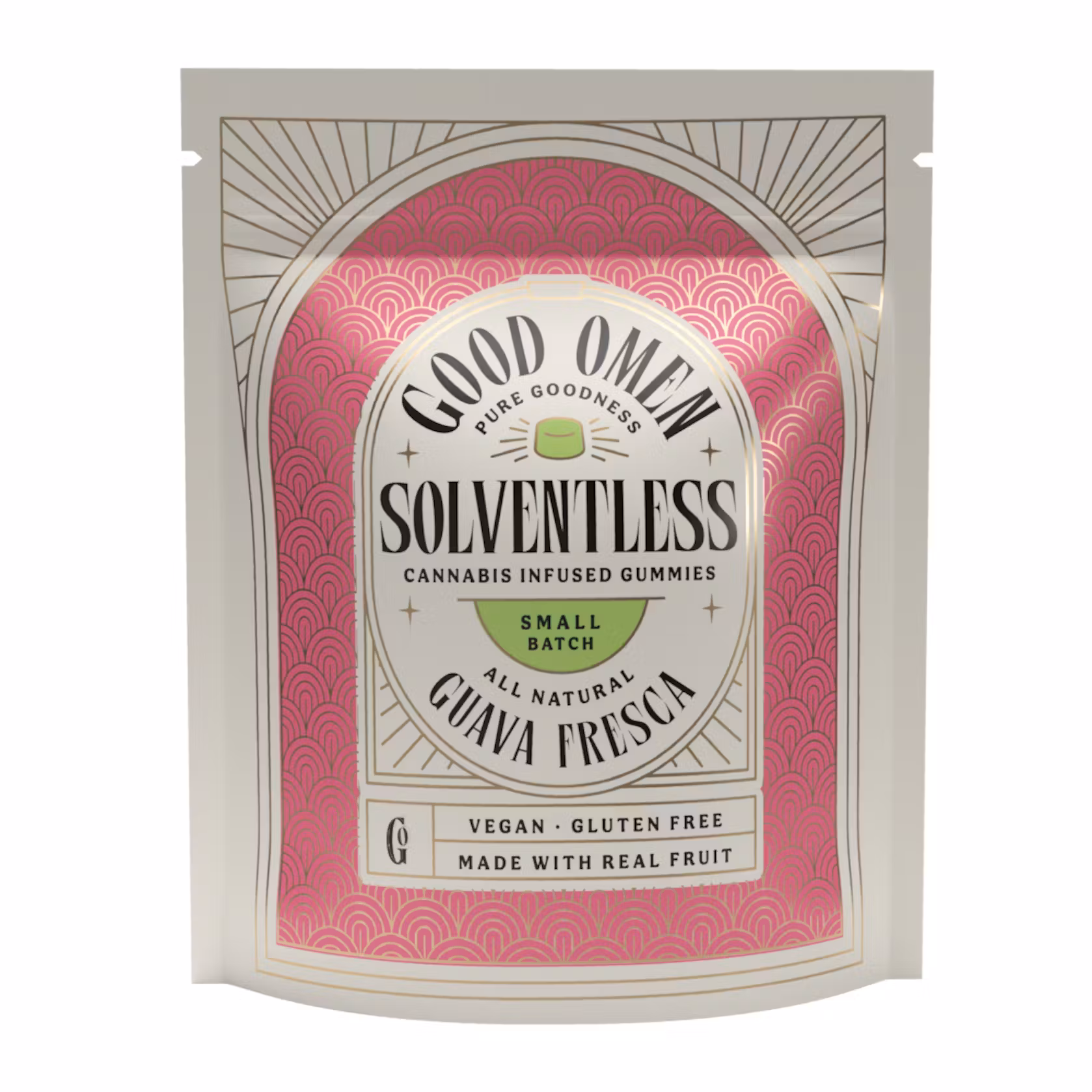 Photograph of product: Good Day Farm | Gummies | Good Omen Guava Fresca 100mg