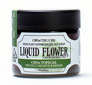 Photograph of product: Liquid Flower | CBDa Topical | 2oz | 254mg CBDa : TH-ouia 31.9mg