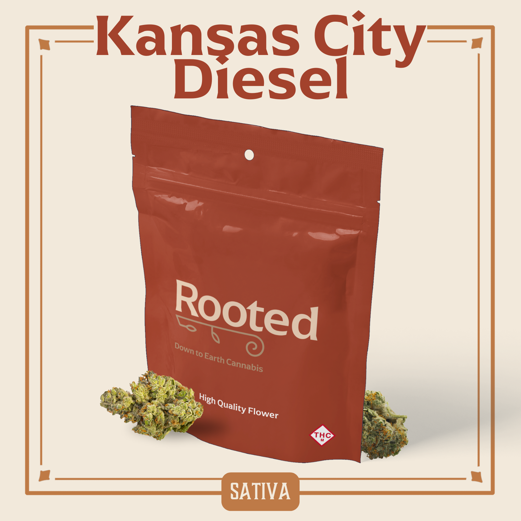 Photograph of product: Kansas City Diesel Flower | 3.5g