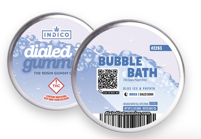 Photograph of product: Bubble Bath Rosin Gummies