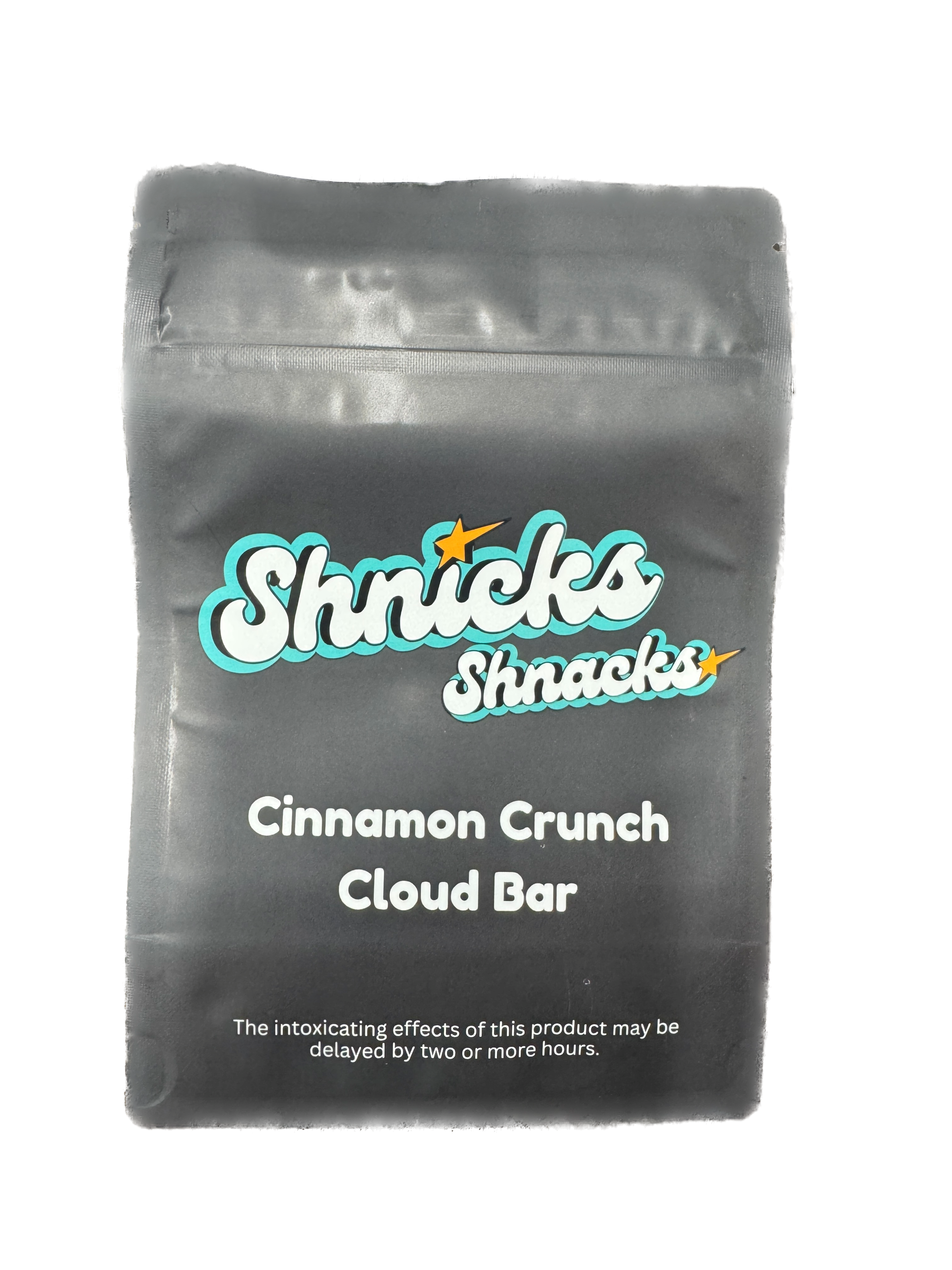 Photograph of product: Shnicks Shnacks | Cinnamon Crunch Cloud Bar | 1 Pack (10mg)