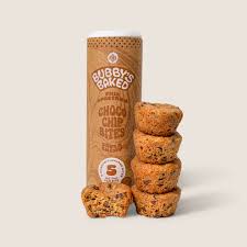 Photograph of product: Bubby's Baked Bites ChocoChip 5ct (250mg)