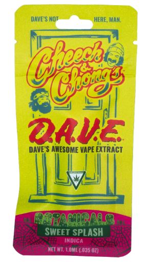 Photograph of product: Cheech & Chong Cartridge 1g Sweet Splash