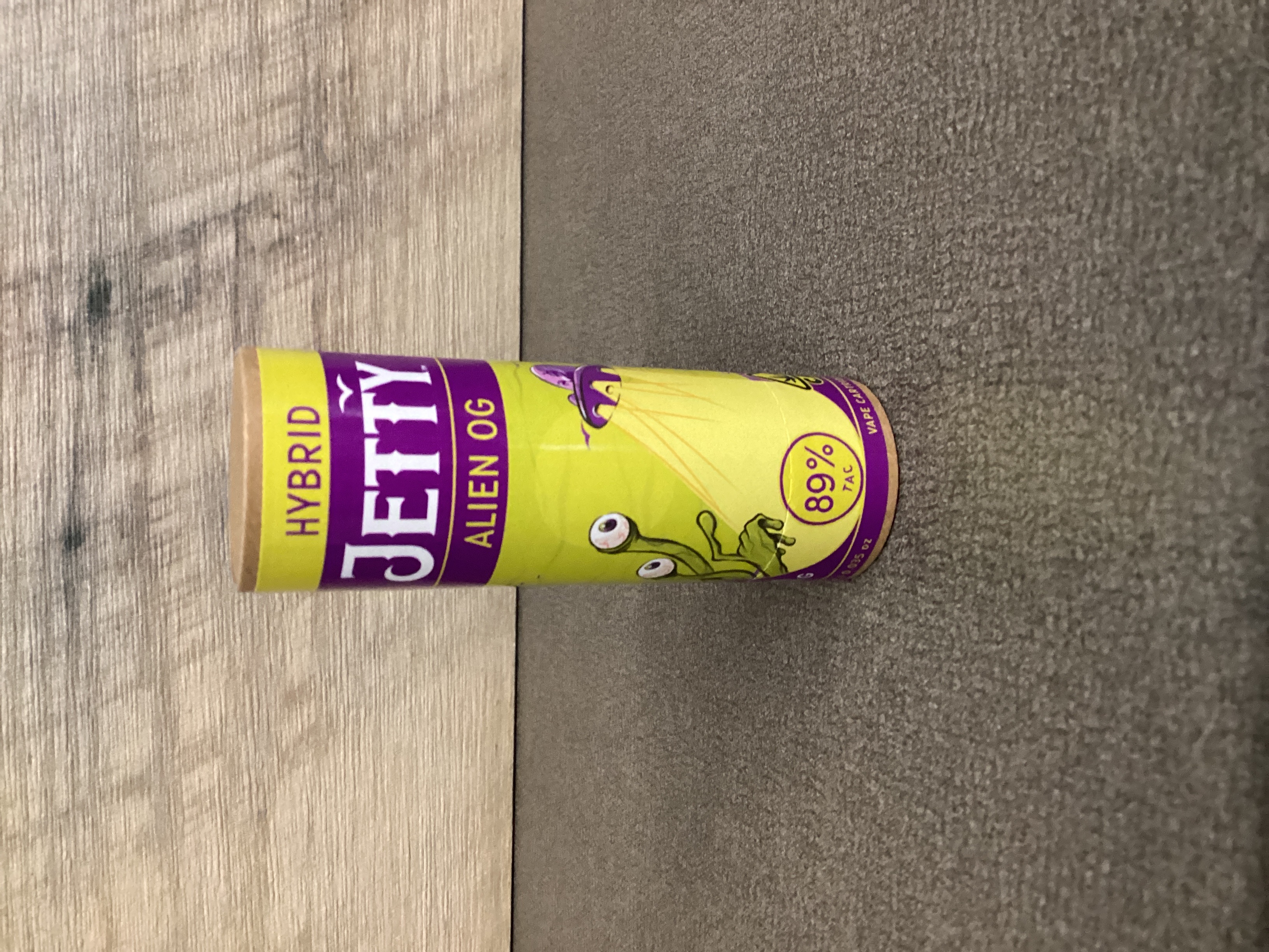 Photograph of product: JETTY - ALIEN OG CARTRIDGE