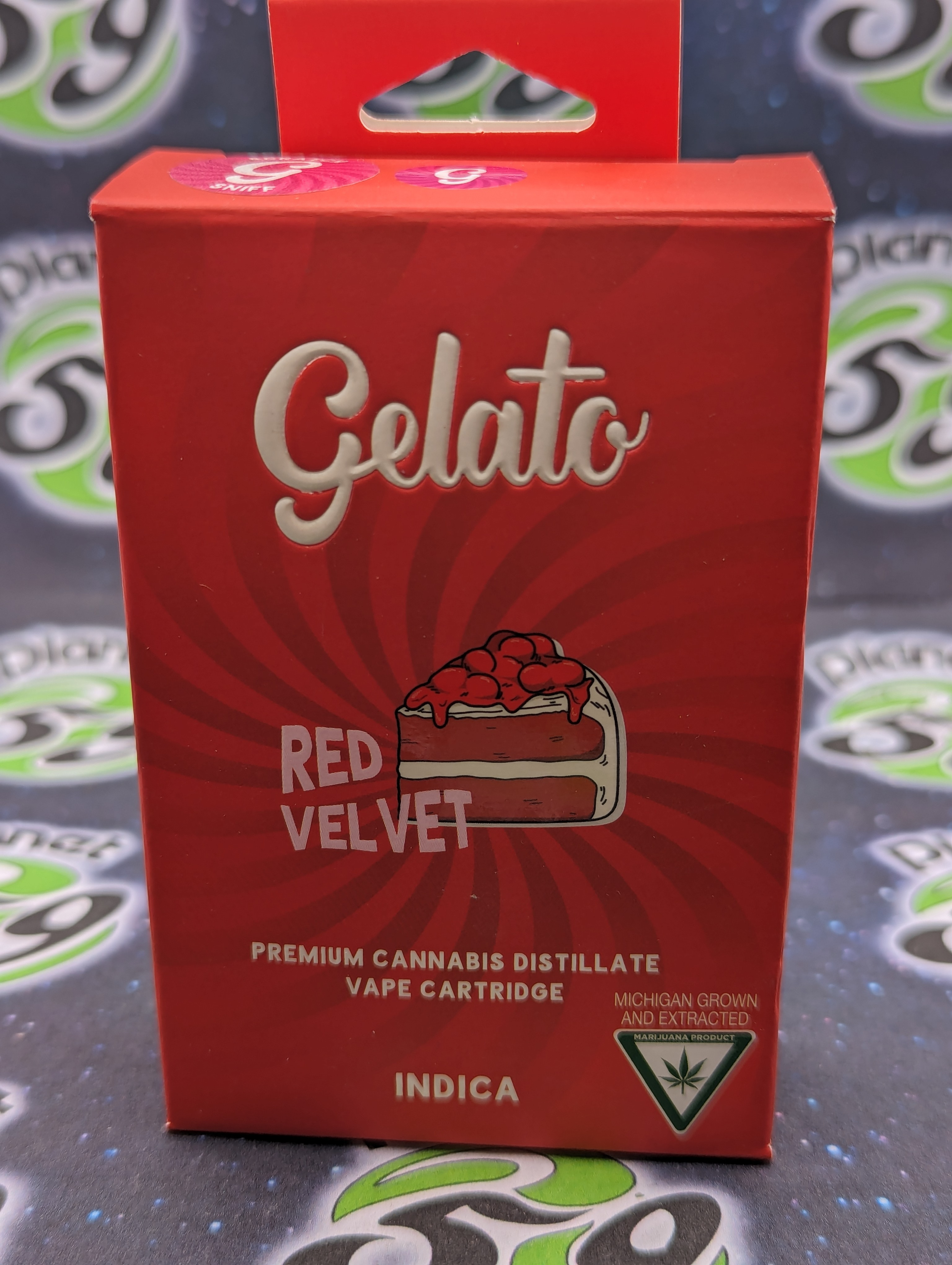 Photograph of product: Gelato 510 | Red Velvet Cartridge