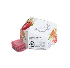 Photograph of product: WYLD - Pomegranate Gummies - 1:1 - 