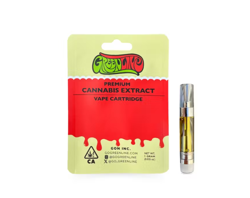 Photograph of product: PINEAPPLE OG 1G VAPE CARTRIDGE