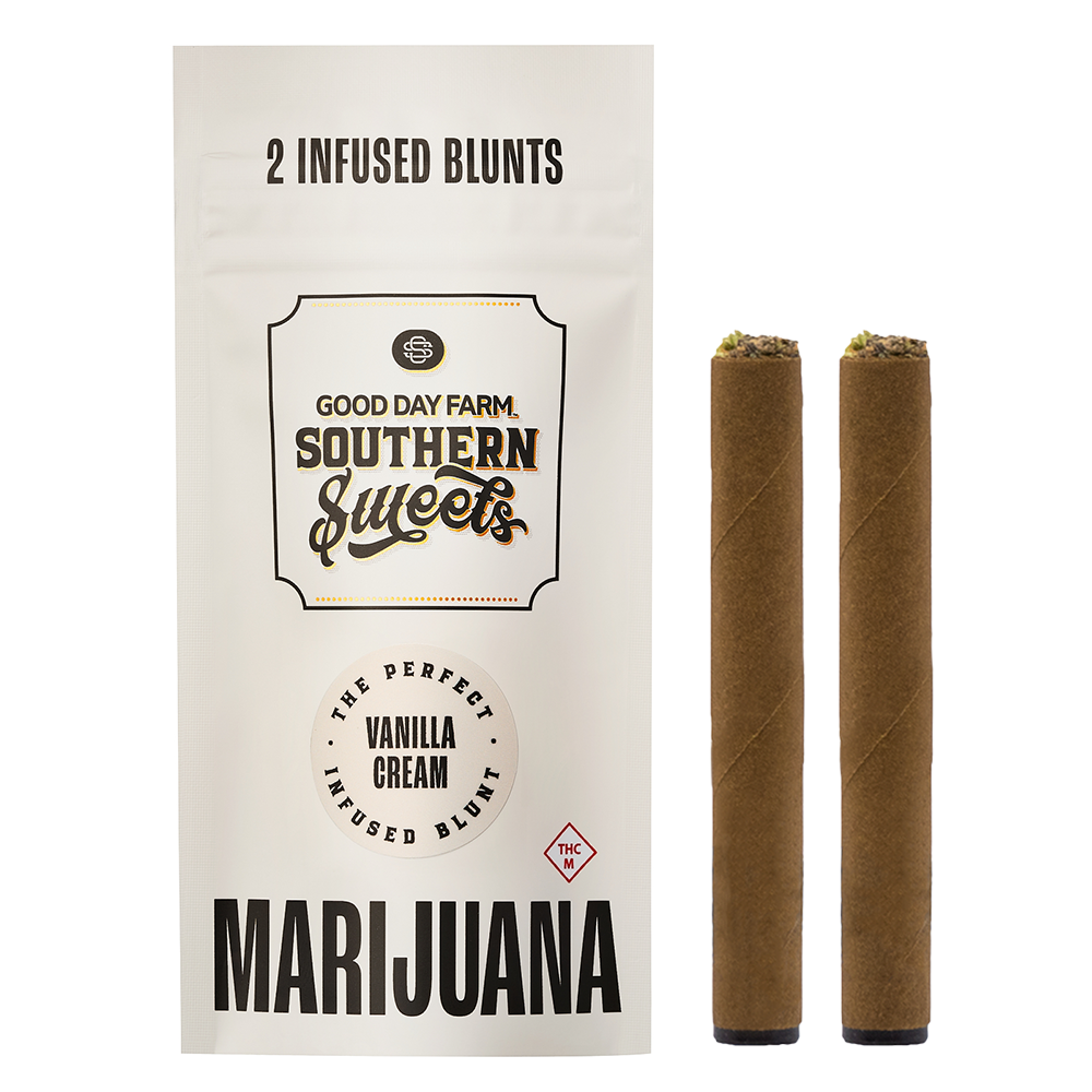 Photograph of product: GDF: Infused Blunt Pack | Vanilla Cream x Strawberry Banana | Southern Sweets | 1g ea | 2pk