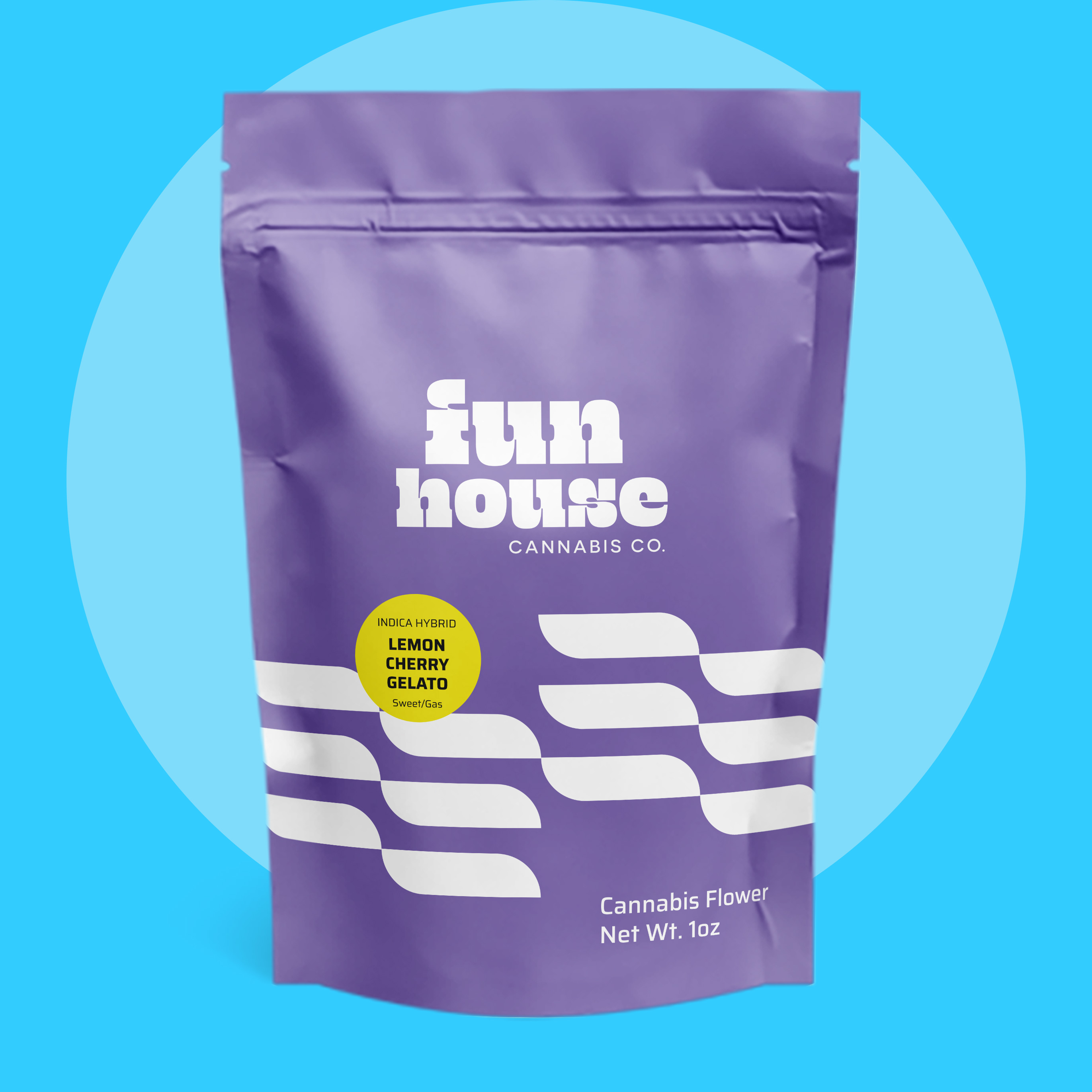 Photograph of product: Fun House Oui'd - 28g Prepack - Lemon Cherry Gelato