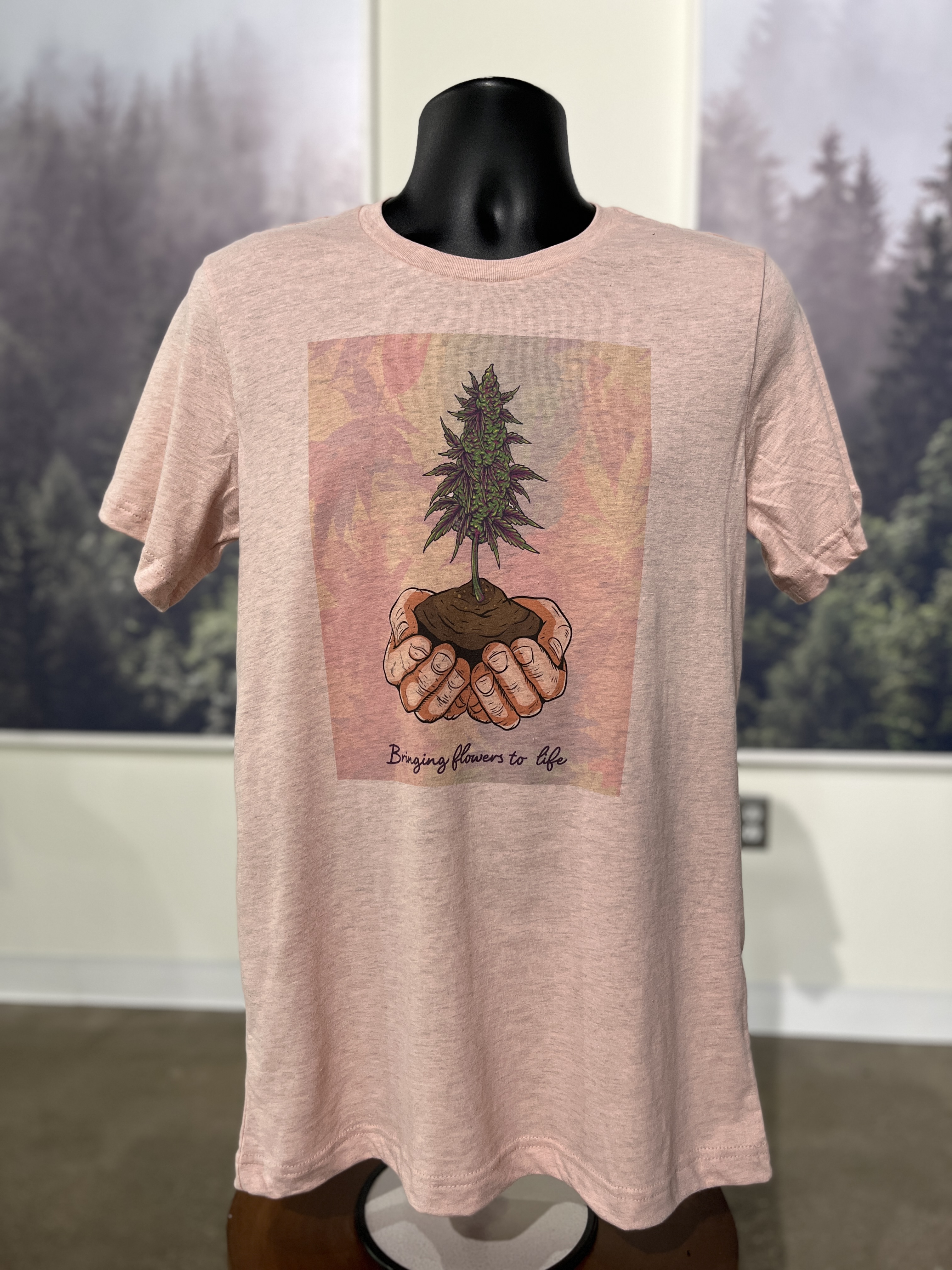 Photograph of product: Ales to Trails- "Bringing Flowers to Life t-shirt (2x large)