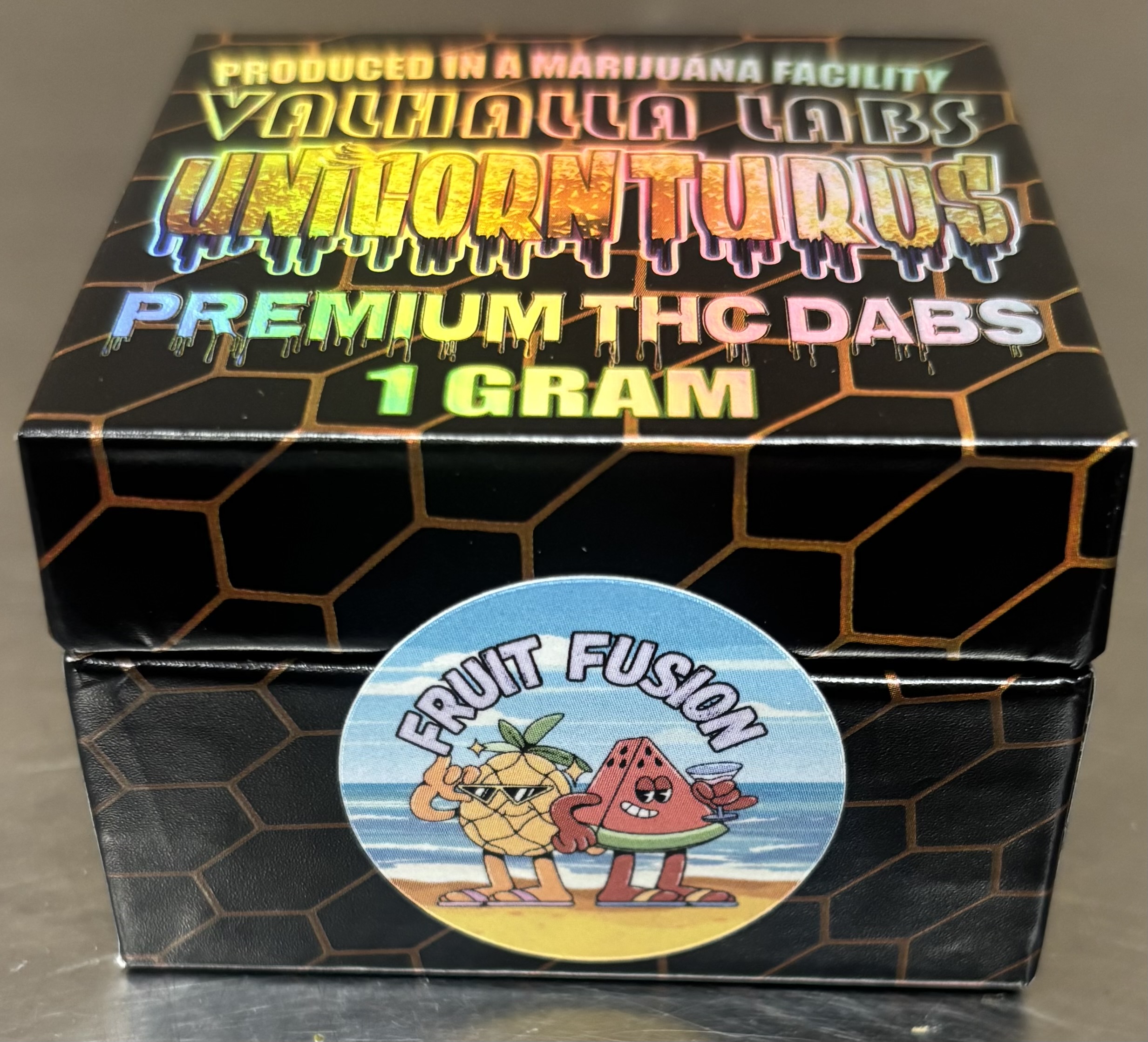 Photograph of product: Valhalla Fruit Fusion 1g Live Resin