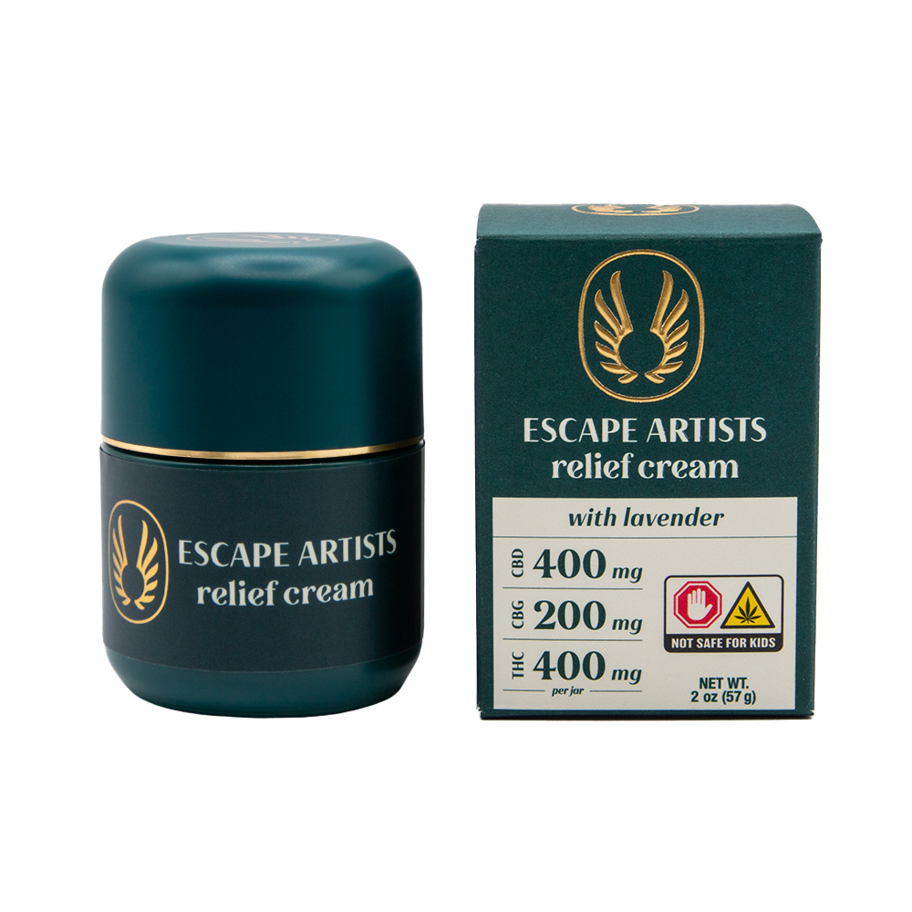 Photograph of product: Escape Artists | Lavender Relief Cream | 2oz