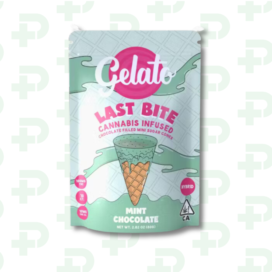 Photograph of product: Gelato - Last Bites 200mg - Mint Chocolate