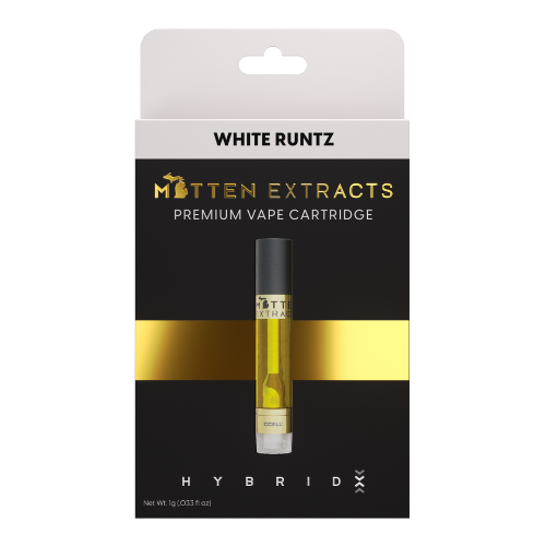 Photograph of product: Mitten Extracts 1g Cart White Runtz