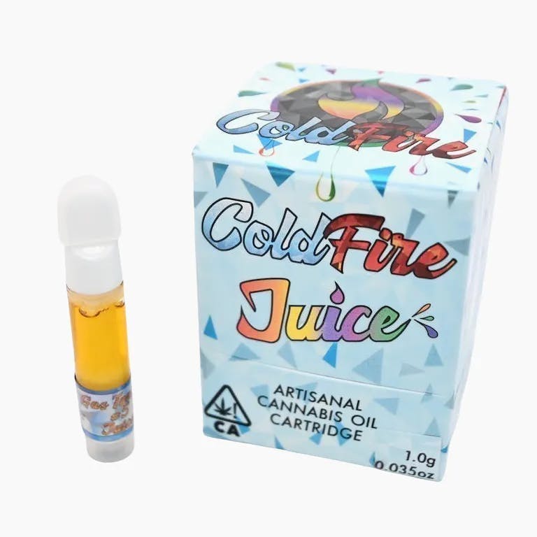 Photograph of product: COLDFIRE x Northern Harvest - Blue Nerdz Cartridge - 1g