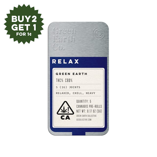 Photograph of product: Earth Tins | Double Runtz Pre-roll 5-pack - 5g - 