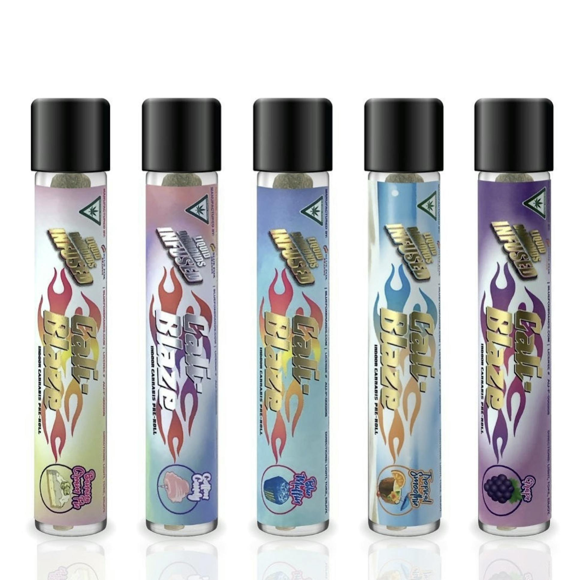 Photograph of product: Cali Blaze - Infused Preroll - Fruit Punch
