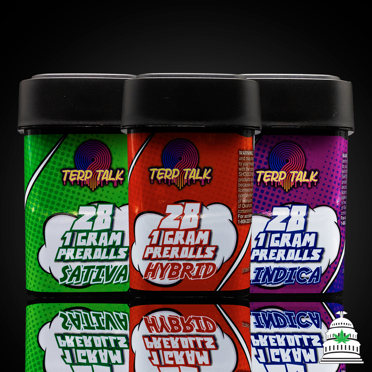Photograph of product: Blackberry Biscotti - Terp Talk Pre-Roll Pack