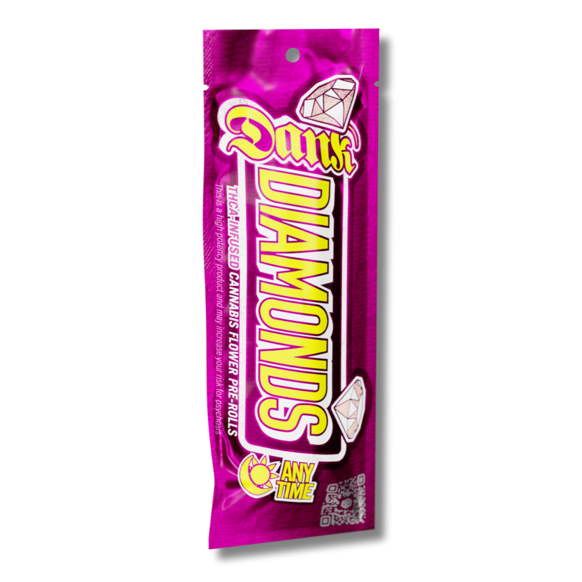 Photograph of product: Dank Diamonds Infused Pre-Roll- Pear Cut