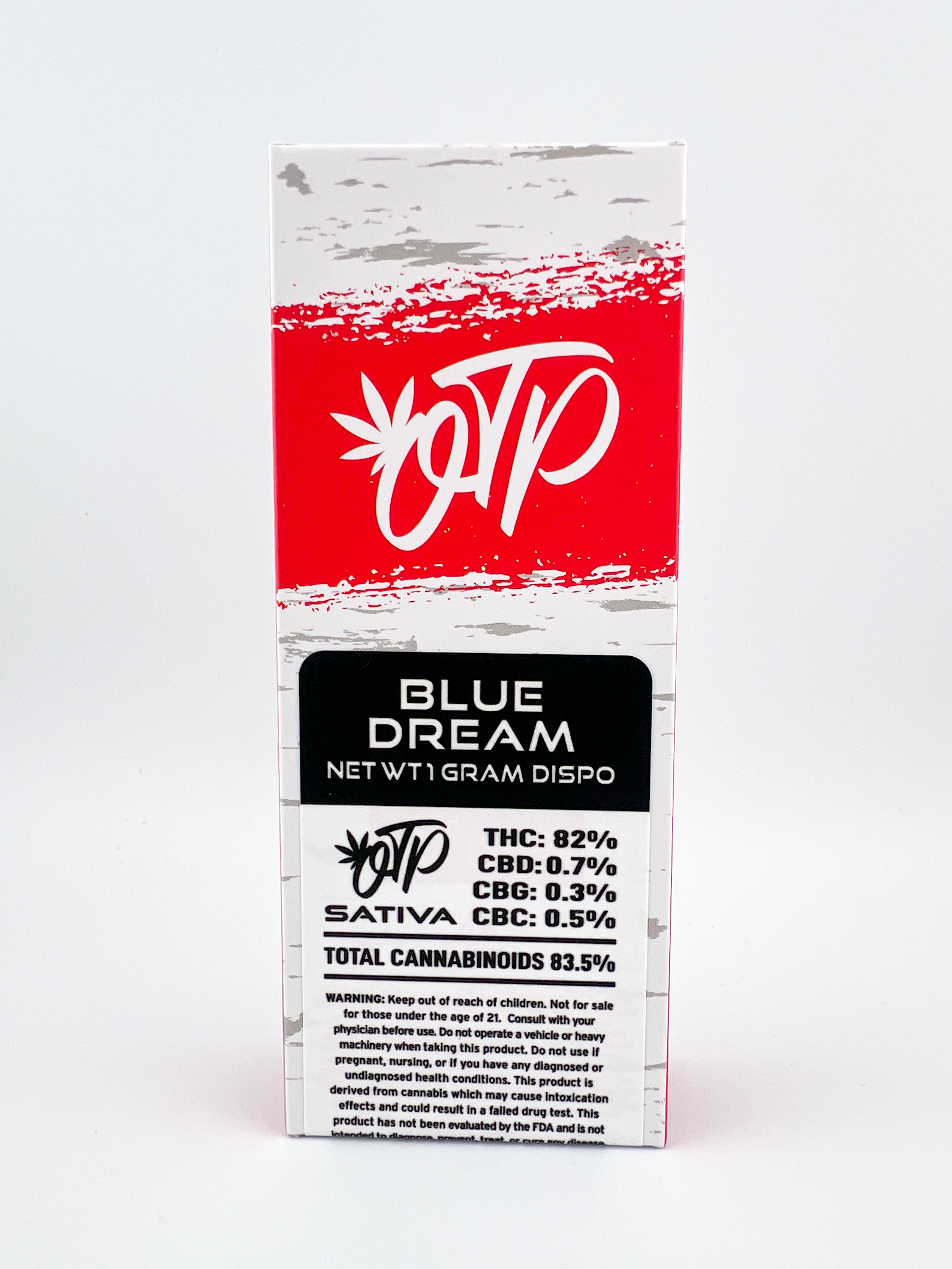 Photograph of product: Off The Path - Blue Dream - Oui'd - 1g Disposable Vape