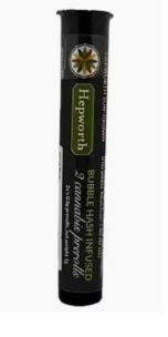 Photograph of product: Hepworth - 0.50g 2pk [1g] Bubble au chocolat Infused Pre-Rolls - Gorilla Glue x Purple Punch + Alien Rock Candy