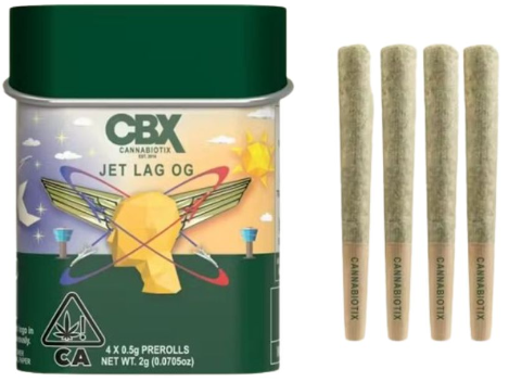 Photograph of product: Jet Lag OG [I] - Prerolls 4PK