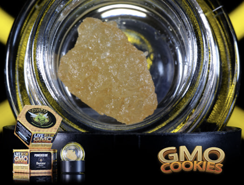 Photograph of product: Cannabee Extracts Live Resin - GMO Cookies Terp Diamonds