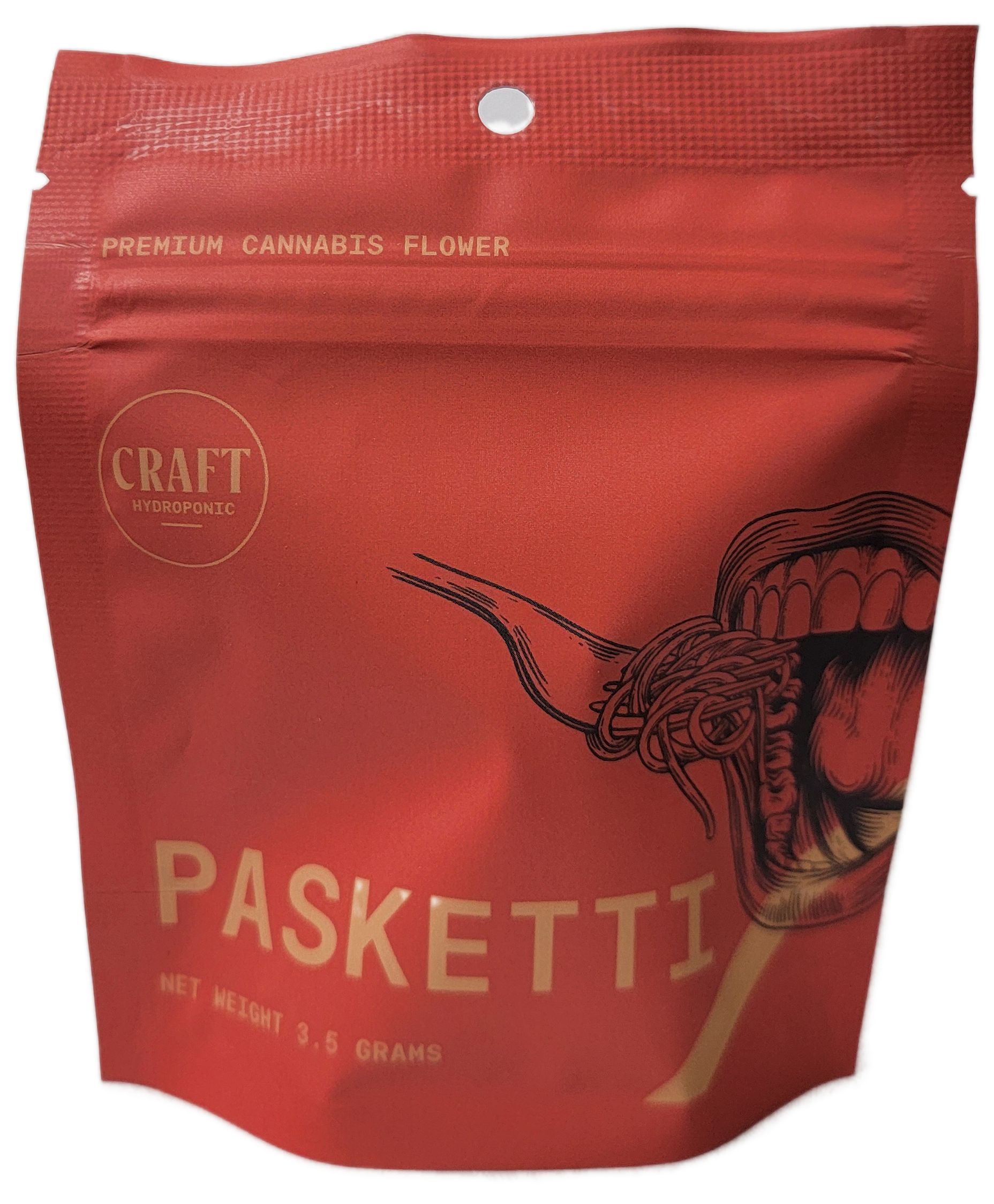 Photograph of product: Craft Hydroponic | Pasketti | Flower | 3.5g