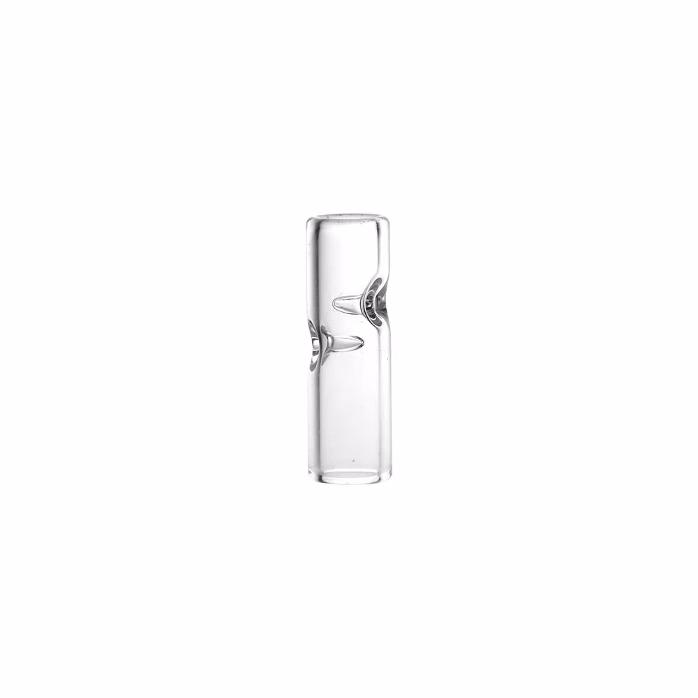 Photograph of product: Clear Glass Tips - Round - 10mm x 31mm - Small
